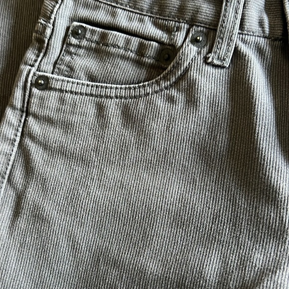 Boys Levi’s gray corduroy five 1110 regular skinny jeans - Picture 3 of 6